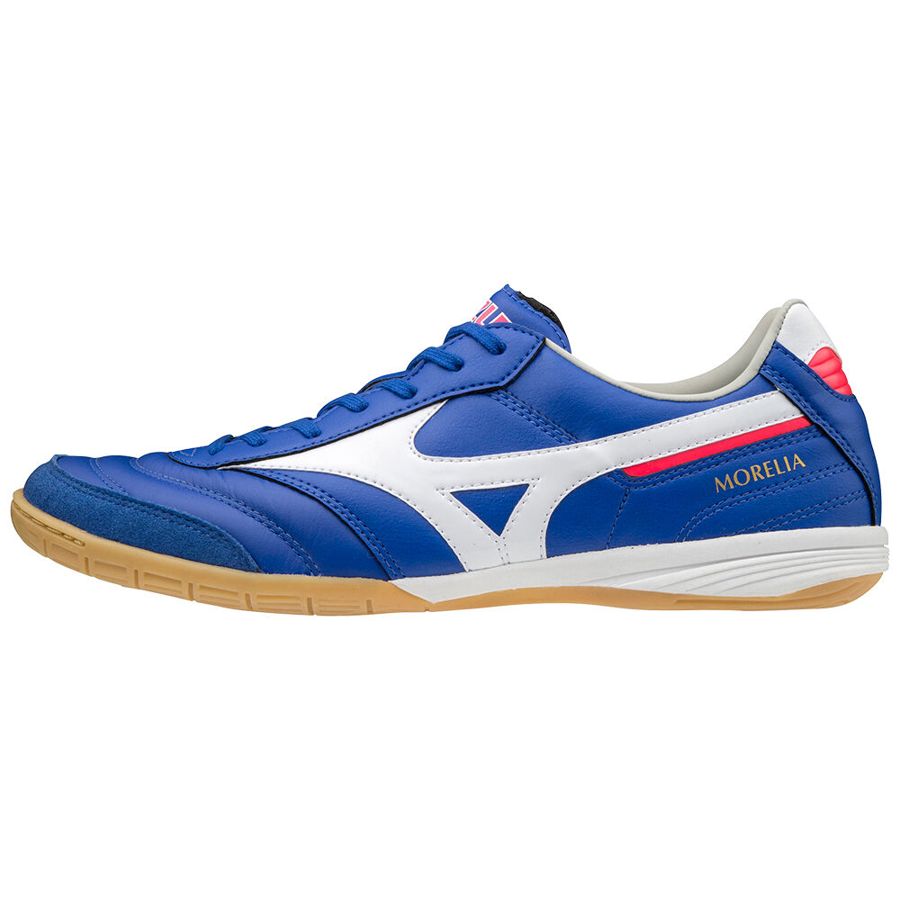 Zapatos De Futbol Mizuno Morelia Indoor Para Hombre Azules/Blancos 5742396-JM
